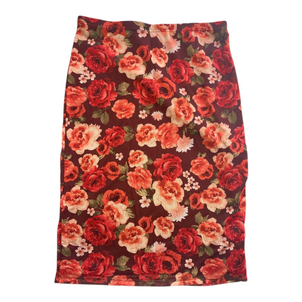 SHEIN floral Midi Pencil Skirt Cocktail Ready